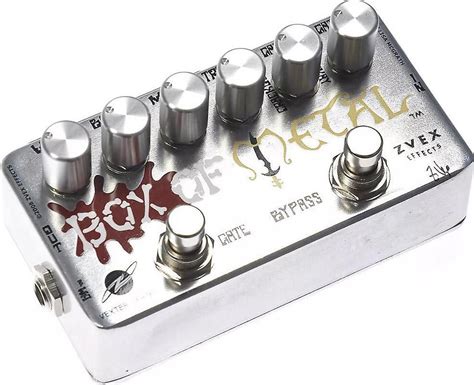 zvex box of metal layout|Zvex Box of Metal Distortion Pedal Demo .